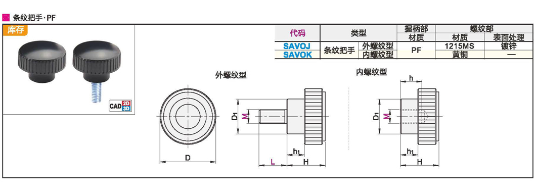 条纹把手 PF材质图